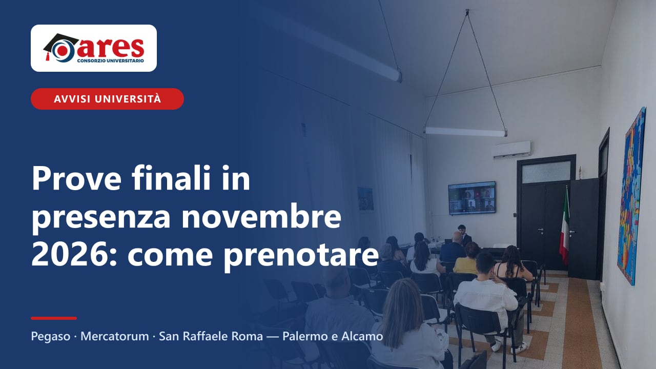 Prove finali in presenza novembre 2026: come prenotare